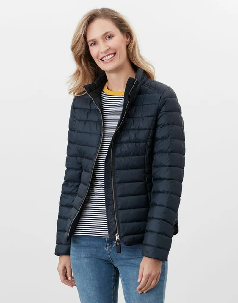 Joules Ladies Canterbury Short Padded Navy Jacket